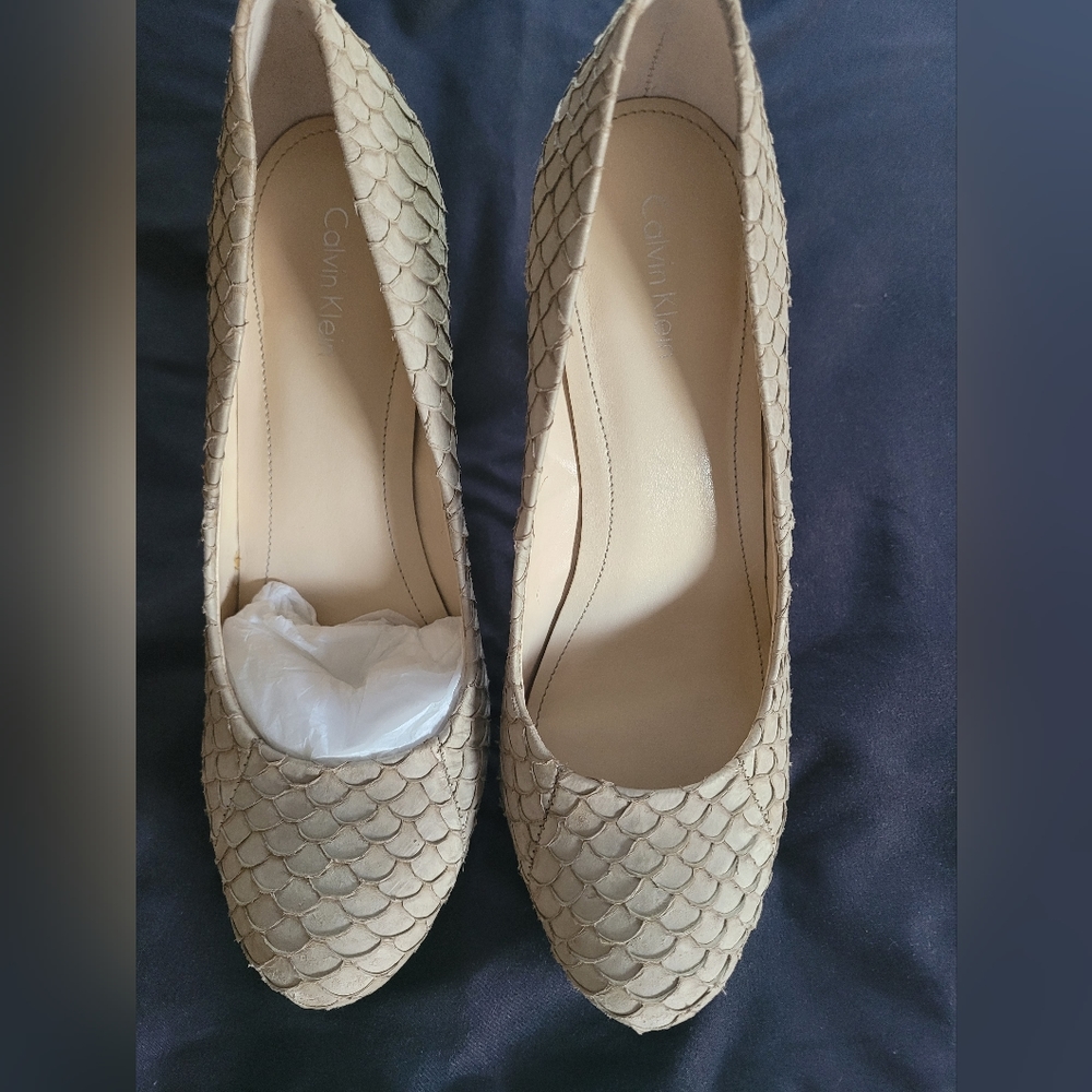 Calvin Klein fish high heels